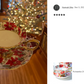Poinsettia Chintz Gold Bone China Tea Cup and Saucer