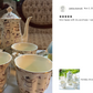 Holiday Snowmen Chocolate Pot with Mugs Set