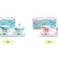 Gift Boxed Mint Flower Garden Fine Porcelain Sugar Creamer & Serving Tray Set