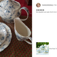 Blue Rose Toile Fine Porcelain Tea Set