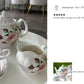 Liz's Rose Garden Bone China 11-Piece Tea Set