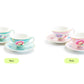 Pink Flower Garden Fine Porcelain Cup and Saucer Sets