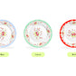 Rose with Green Accent Fine Porcelain Dessert Plate