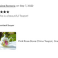 Grace's Rose Bone China Teapot
