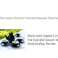Black Gold Scallop Teapot + 4 Assorted Halloween Tea Cup and Saucer Sets - Ouija & Witchy Crystal Ball