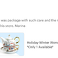 Holiday Winter Wonderland Tea For One Set