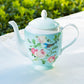 Stechcol Gracie Bone China Blue Jay Bone China Teapot