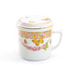 Grace Teaware Butterflies with Pink Ornament Fine Porcelain Mug