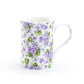 Stechcol Gracie Bone China Violet Flower Bone China Mug