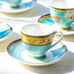 Emperor's Garden Fine Porcelain Cup and Saucer Sets