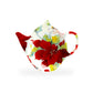 Stechol Gracie Bone China Poinsettia Bone China Tea Bag Holder
