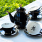 Grace Teaware Halloween Arsenic Skull Tea Set