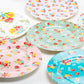 Grace Teaware 8" Assorted Shabby Rose Dessert Plates