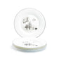 Stechcol Gracie Bone China 7.5" Winter Wonderland Snow Village Bone China Dessert Plate Set