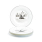 Stechcol Gracie Bone China 7.5" Winter Wonderland Christmas Tree Car Bone China Dessert Plate Set of 4
