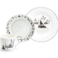 7.5" Winter Wonderland Christmas Tree Car Bone China Dessert Plate