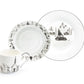 7.5" Winter Wonderland Christmas Tree Car Bone China Dessert Plate