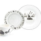 7.5" Winter Wonderland Christmas Tree Car Bone China Dessert Plate