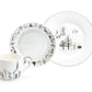 7.5" Winter Wonderland Snow Village Bone China Dessert Plate