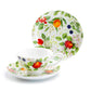 Gracie Bone China Fruits Garden Bone China Tea Cup and Saucer Set