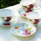 Poppy Field Bone China Tea Cup and Saucer