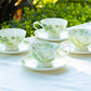 7.5" Iceberg Rose Bone China Dessert Plate