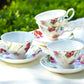 gracie bone china pansy cup