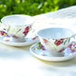 pansy bone china tea cup