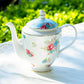 Baby Blue Katie Rose Bone China Teapot