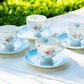 katie rose bone china cup saucer