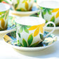 leaves tea cup
