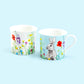 Stechol Gracie Bone China Blue & White Easter Bunny Mugs