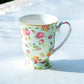 Gracie China Blue Rose Chintz Porcelain Mug