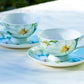 Magnolia Bone China Tea Cup and Saucer