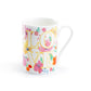 Gracie Bone China Valentine Love Floral Mug