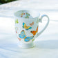 Stechcol Gracie Bone China Spring Butterfly Bone China Footed Mug