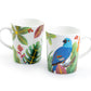 Stechcol Gracie Bone China Tropical Blue Parrot  Mug