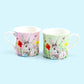 Stechol Gracie Bone China Flower Bunny Easter Bunny Mugs