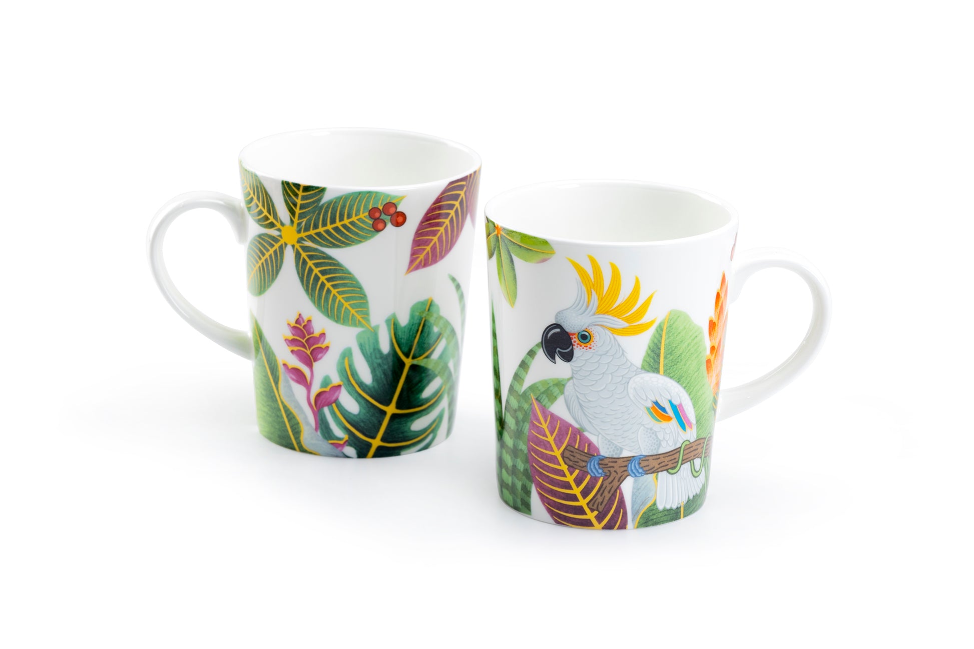 Stechcol Gracie Bone China Tropical Parrot  Mug