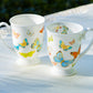 Gracie Bone China Spring Butterfly Footed Mug