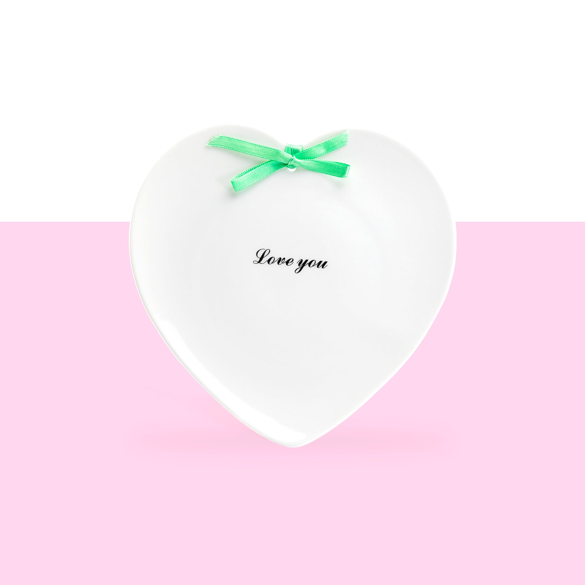 Love you plate Valentines day