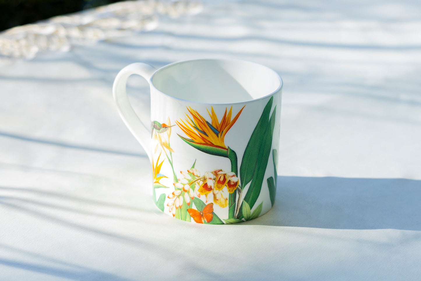 Bird of Paradise Bone China Mug