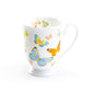 Stechcol Gracie Bone China Spring Butterfly Bone China Footed Mug