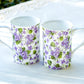 Gracie Bone China Violet Mug