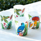 Gracie China Tropical Birds Assorted Bone China Mug Set of 4