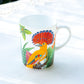 tropical bird tea coffee mug