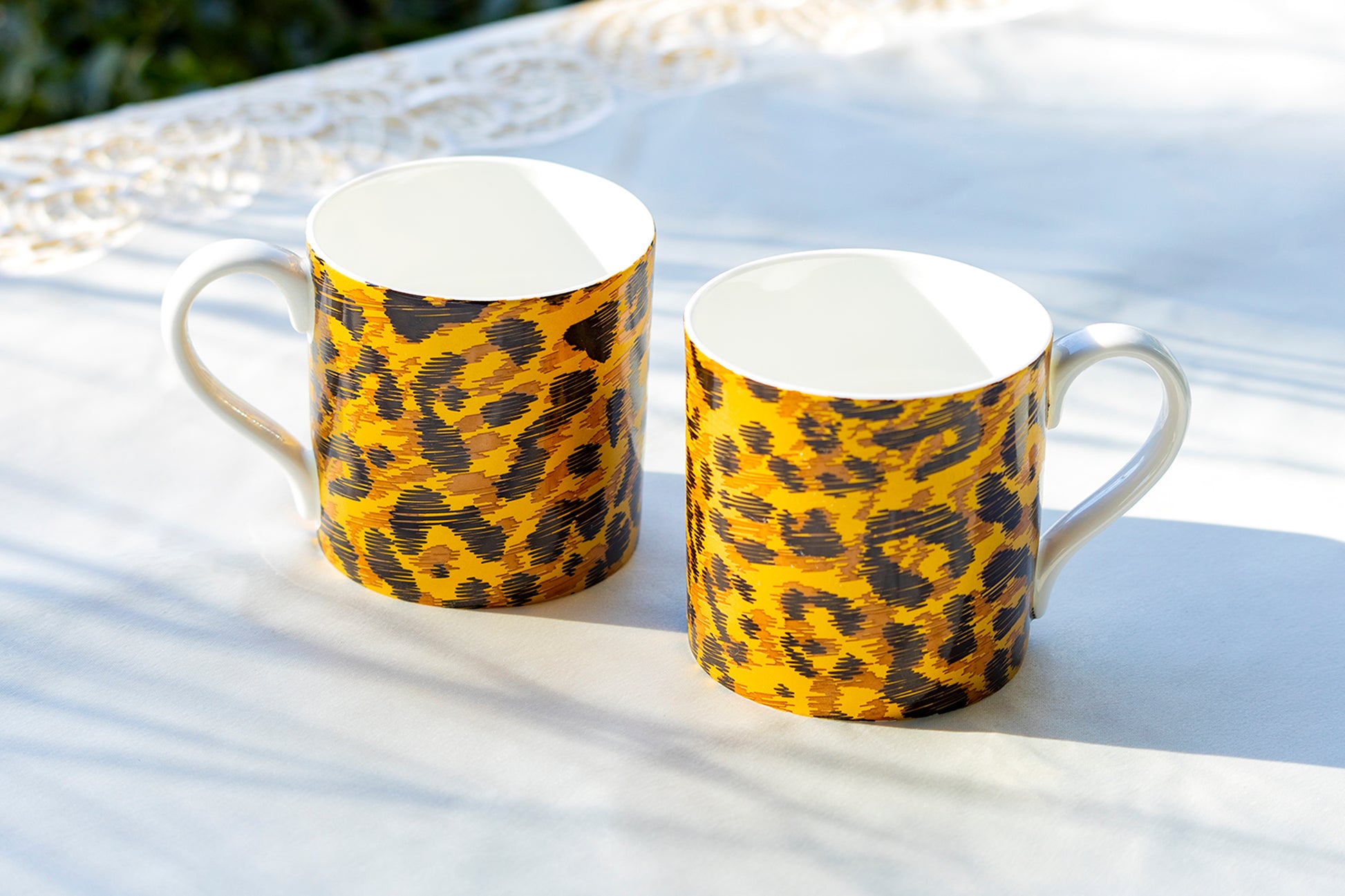 Stechcol Gracie Bone China Brown Jungle Cat Mug