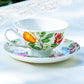 Stechcol Fruits Garden Bone China Tea Cup and Saucer