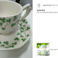 Shamrock Fine Porcelain Tea Cup and Saucer