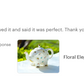 Floral Elephant Fine Porcelain Teapot